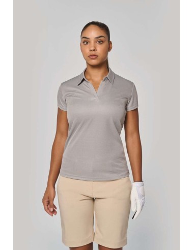 PRO-PA483-Polo sport manches courtes femme
